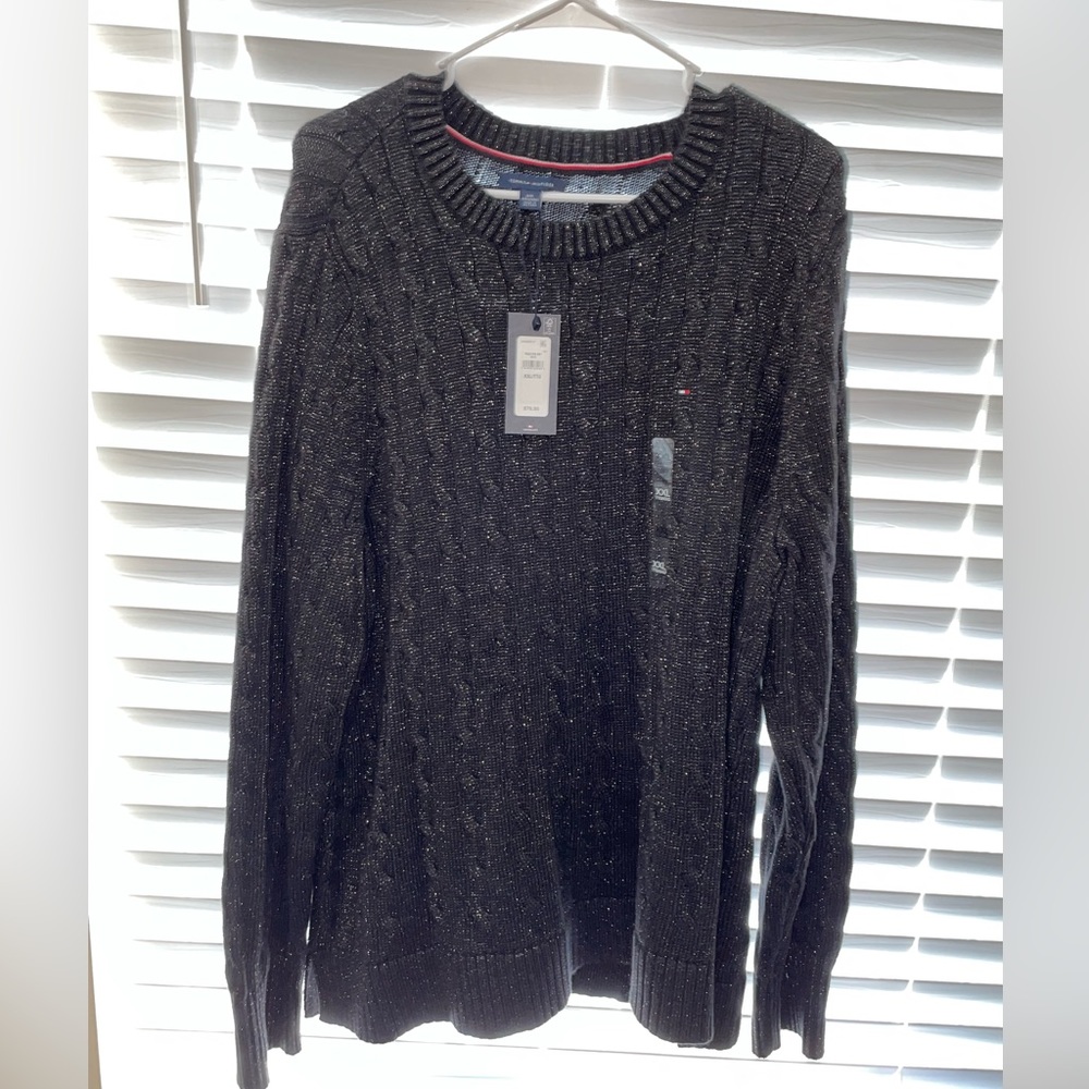 Tommy Hilfiger Sweater. black. Sparkly. New.